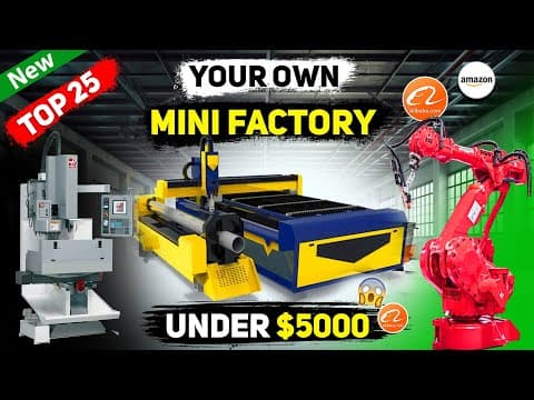 25 Business Machines You can Buy from Amazon to Make Money! 25 mini manufacturing business ideas