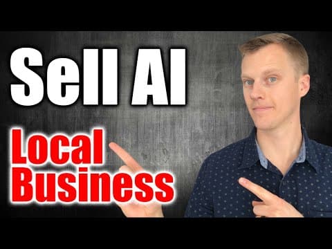 How To Sell AI To Local Businesses (And Make $9k Per Month)